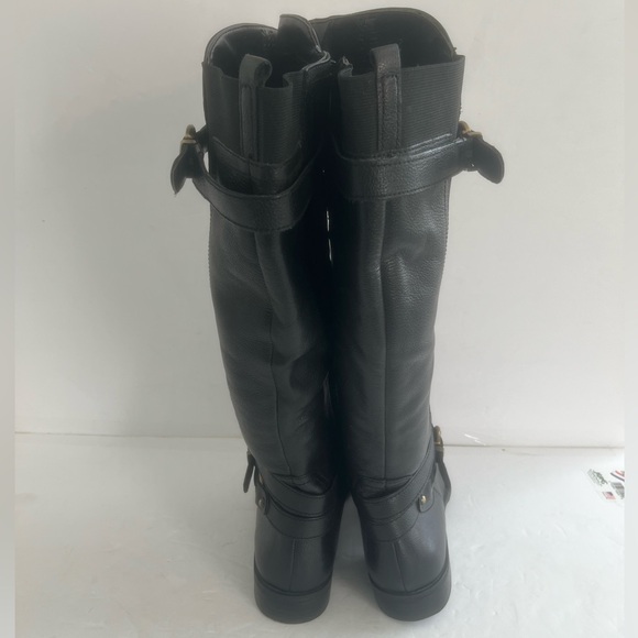 NATURALIZER Women’s June Black Leather Riding Knee High Boots Size 9.5 NEW - Picture 7 of 11